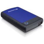 Внешний жесткий диск TRANSCEND StoreJet 1TB, 2.5", USB 3.0, синий, TS1TSJ25H3B