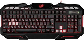 Фото 1/10 45100, Defender Игровая клавиатура проводная Doom Keeper GK-100DL RU,3-х цветная,19 Anti-Ghost.