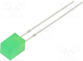 OSG8HA7NE4B, LED; rectangular; 5x5x7mm; yellow green; 100?150mcd; 140°; 20mA