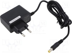 52399, Power supply: switched-mode; plug; 5VDC; 2A; 10W; Plug: right angle