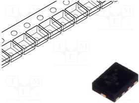 TS5A23159RSER, IC: analog switch; demultiplexer, multiplexer; SPDT; Ch: 2; UQFN10