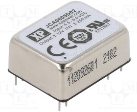JCA0605D02, Isolated DC/DC Converters - Through Hole DC-DC, 6W, dual output