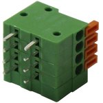 MC000011, Wire-To-Board Terminal Block, 2.54 mm, 4 Ways, 26 AWG, 20 AWG, Push In