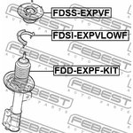 FDSS-EXPVF, FDSS-EXPVF_опора амортизатора переднего!\ Ford Explorer 11