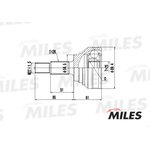 ШРУС наружный AUDI 100/200/80 1.6-2.3 77-91 (GKN 302149) GA20005