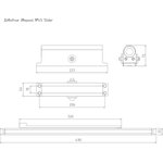 Доводчик дверной НОРА-М 4S Slider морозостойкий - Белый