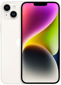 Фото 1/3 Смартфон Apple A2886 iPhone 14 Plus 128Gb 6Gb сияющая звезда моноблок 3G 4G 1Sim 6.7" 1284x2778 iOS 16 12Mpix 802.11 a/b/g/n/ac/ax NFC GPS T