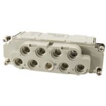 09380082753, Heavy Duty Power Connector Insert, 100A, Female, Han-Com Series, 8 Contacts