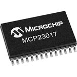 16-Channel I/O Expander I2C 28-Pin SOIC, MCP23017T-E/SO