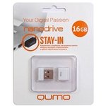 Флэш Диск QUMO 16GB NANO QM16GUD-NANO-W White