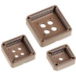 8444-11B1-RK-TP, Conn PLCC Socket SKT 44 POS 2.54mm Solder ST Thru-Hole Tube