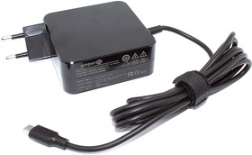 Блок питания (сетевой адаптер) Amperin 5-20V 3-4,5A 90W Type-C квадратный черный, в розетку