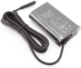Блок питания (сетевой адаптер) для ноутбуков Dell 5-20V 2-2.25A 45W Type-C черный slim, с сетевым кабелем