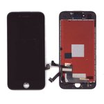 Дисплей (экран) Amperin в сборе с тачскрином для iPhone 7 черный с рамкой (IPS)