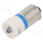 18600357, Индикат.лампа: LED; BA9S,T10; голубой; пластик; 24ВAC; 24ВDC