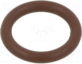 O-13X2.5-80-FPM-BR, Прокладка O-ring; FPM; D: 2,5мм; Oвнутр: 13мм; коричневый