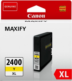 Фото 1/6 Картридж струйный Canon PGI-2400XLY 9276B001 желтый для Canon iB4040/МВ5040/5340