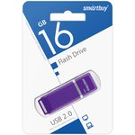 USB 2.0 накопитель Smartbuy 016GB Quartz series Violet (SB16GBQZ-V)