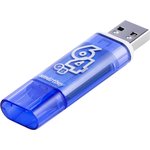USB 3.0/3.1 накопитель Smartbuy 64GB Glossy series Dark Blue (SB64GBGS-DB)
