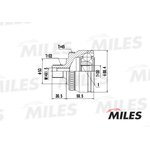 ШРУС наружный AUDI A4/A6/VW PASSAT 1.6-2.3 95-05 (GKN 301955) GA20037