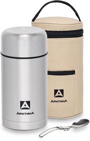 Photo 1/8 Thermos Arctic 301-1000A 1l. silver with case (301-1000A/SIL)