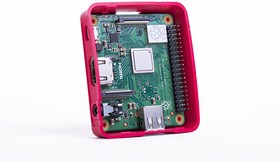 Фото 1/3 Pi3A+ Case, Plastic Case for use with 3A+ in Red, White