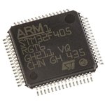 STM32F405RGT6, Микроконтроллер 32-Бит, Cortex-M4 + FPU, 168МГц, 1МБ Flash ...