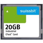 SFCA020GH1AO1TO- I-6B-21P-STD, Memory Cards Industrial CFast Card, F-86, 20 GB ...