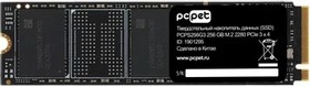 Фото 1/10 SSD накопитель PC PET PCPS256G3 256ГБ, M.2 2280, PCIe 3.0 x4, NVMe, M.2, oem