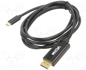 CU422C-1.8, Adapter; USB 3.1; DisplayPort plug,USB C plug; gold-plated; 1.8m