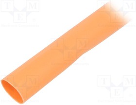 GTM 6432 O, Термоусадочная трубка; без клея; 2: 1; 6,4мм; L: 1м; оранжевый