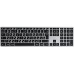 Клавиатура беспроводная Satechi Slim X3 Bluetooth Backlit Keyboard, Bluetooth, Серый космос, ST-BTSX3M-RU