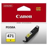 Картридж струйный Canon CLI-471Y 0403C001 желтый для Canon Pixma MG5740/MG6840/MG7740