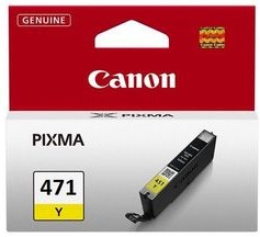 Фото 1/7 Картридж струйный Canon CLI-471Y 0403C001 желтый для Canon Pixma MG5740/MG6840/MG7740