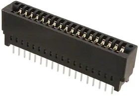Фото 1/4 5530843-3, Card Edge Connector - Dual Side - 1.85 mm - 36 Contacts - Through Hole Mount - Straight - Solder.
