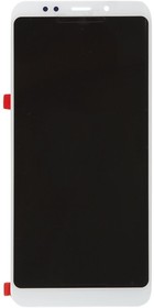 Фото 1/4 Дисплей для Xiaomi Redmi 5 Plus с тачскрином (белый)