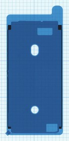 Водозащитная прокладка (проклейка) для iPhone 6s Plus белая