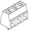 1776119-3, Fixed Terminal Blocks 3P SIDE ENTRY 5.08mm