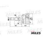 GA20077, ШРУС CHEVROLET LANOS/DAEWOO ESPERO/NUBIRA 1.5-2.0 91- нар.