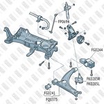 FP0694, Стойка стабилизатора Audi A3 TT 03- FIXAR
