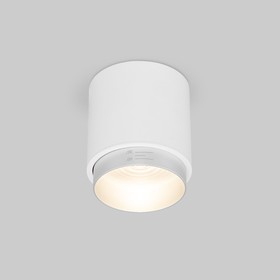 Фото 1/2 Светильник потолочный светодиодный Cors 10W (25032/LED) белый/серебро
