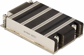 Фото 1/5 Радиатор Supermicro SNK-P0062P 1U Passive CPU Heat Sink for AMD Socket SP3 Processors