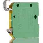 1402788, MBK 2.5/E-PE Series Green/Yellow Earth Terminal Block, 2.5mm² ...