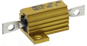 Фото 1/3 500mΩ 10W Wire Wound Chassis Mount Resistor HS10 R5 J ±5%