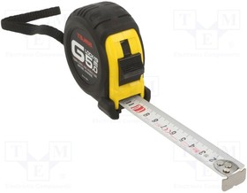 G9P50MTL215Y, Measuring tape; L: 5m; Width: 19mm; Enclos.mat: ABS; Class: II