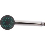 Лейка для душа 1 функция, d65мм, хром/зеленый 34644