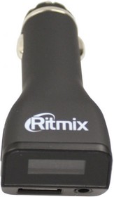 Фото 1/5 Автомобильный FM-модулятор Ritmix FMT-A740 черный USB (15118200)