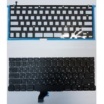 Клавиатура для ноутбука Apple MacBook Pro 13" A1502 черная с подсветкой ...