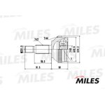 ШРУС наружный FORD MONDEO 1.6-2.0 93-00 (с ABS) (GKN 303084) GA20115