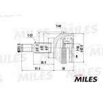 ШРУС наружный FORD MONDEO 1.6-2.0 93-00 (с ABS) (GKN 303084) GA20116